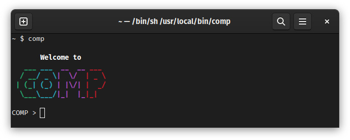 The COMP command line